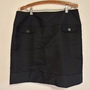 Chelsea and Theodore Black Mini Skirt, 12